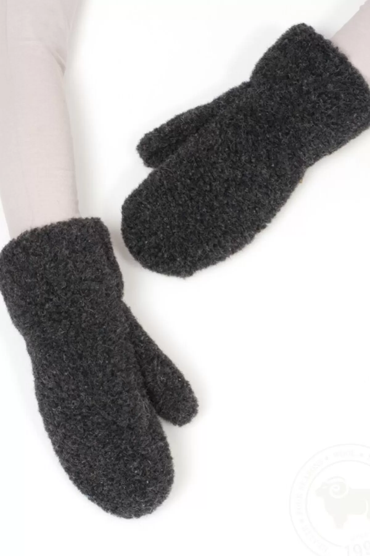 Danefæ Alwero Wool Mittens Gully Black Clearance