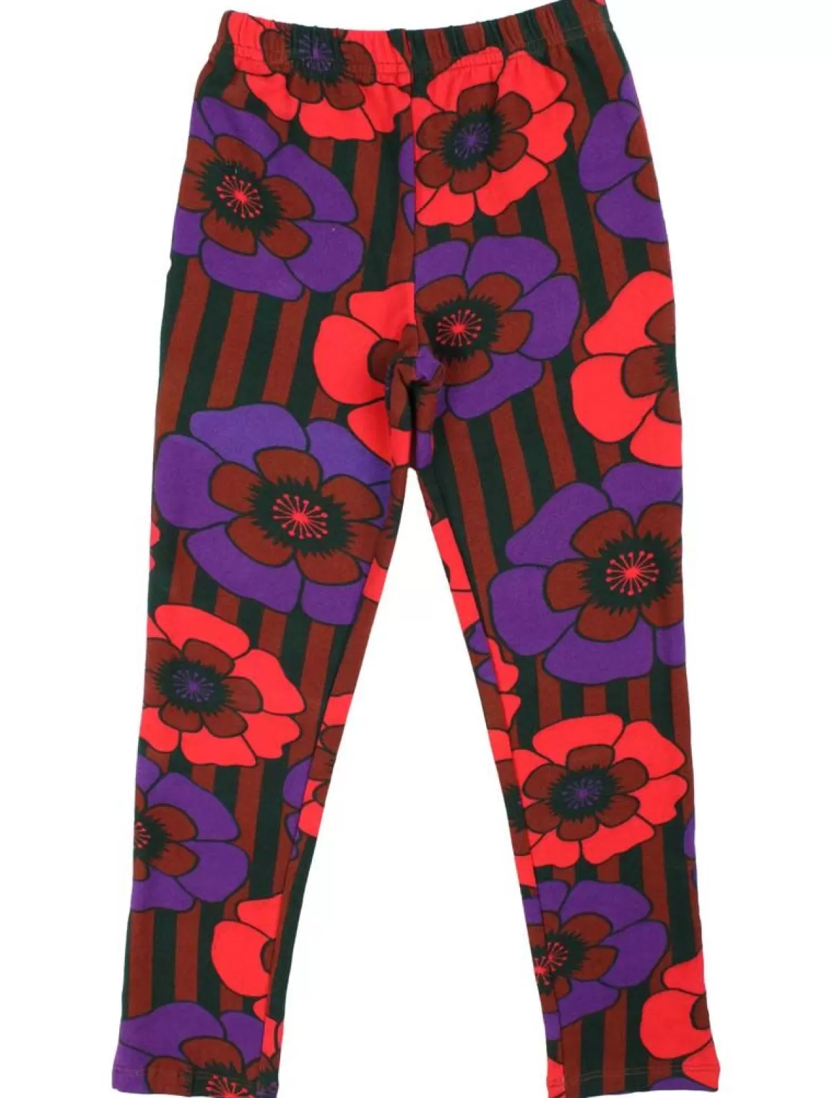 Danefæ Danandrea Warm Leggings Rust / Purple Power Flower Hot