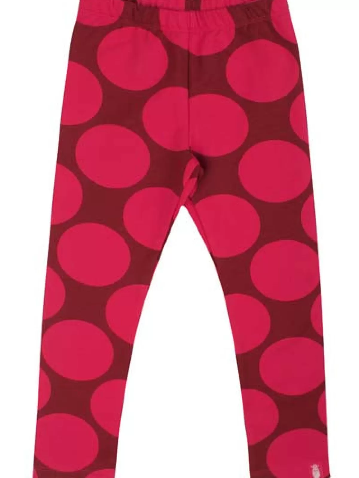 Danefæ Danandrea Warm Leggings Rust Red/Love Pink Mega Dots New