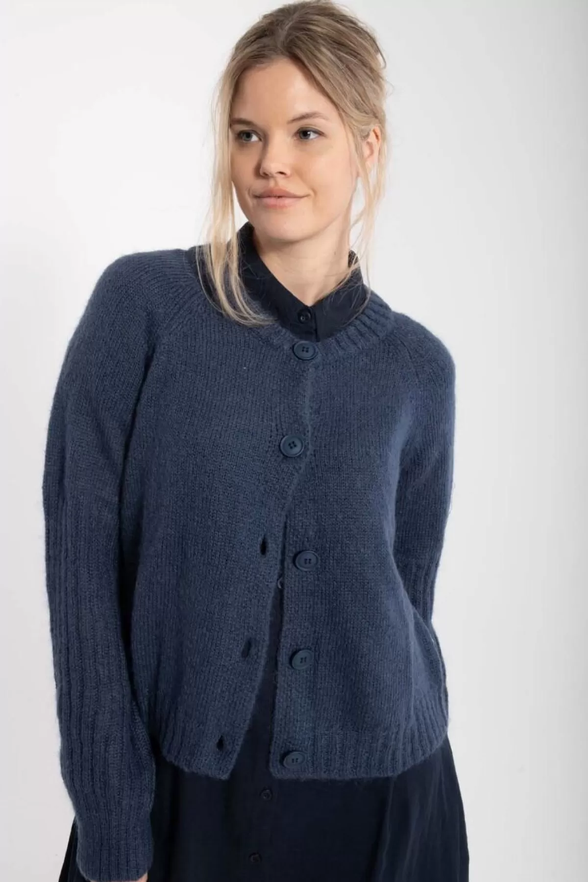 Danefæ Danarnaq Wool Cardigan Marine Best