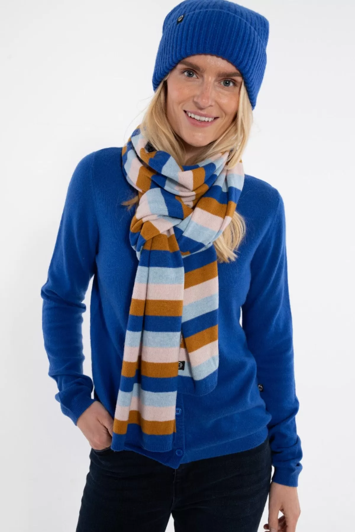 Danefæ Danebundle-Up Merino Scarf Gentle Stripe New