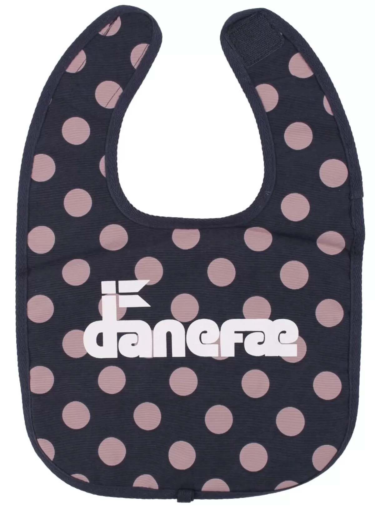 Danefæ Danechef Bib Dark Night/Dry Rose Dots Fashion