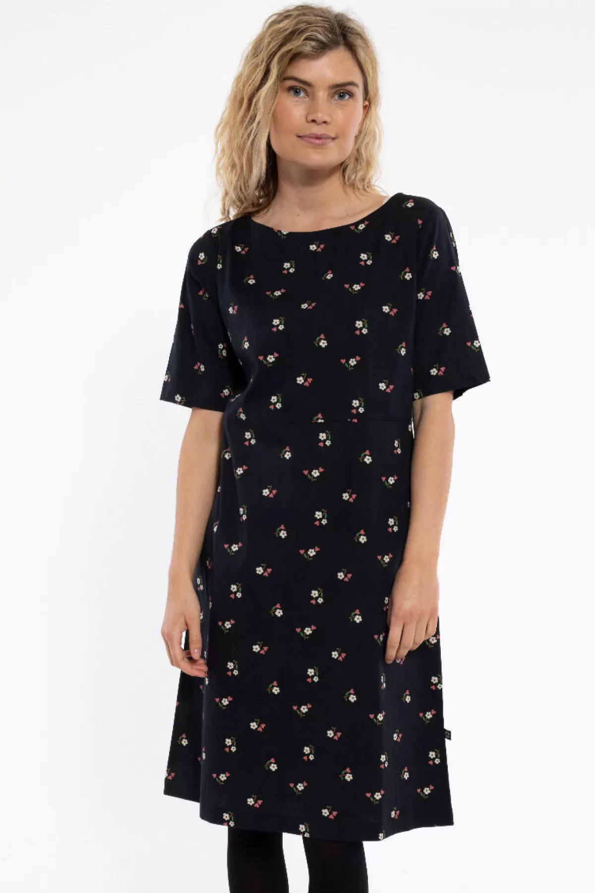 Danefæ Danehyacinth Dress Black Miniflower Flash Sale