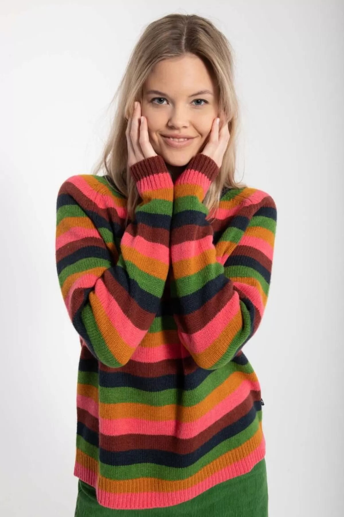 Danefæ Danehytte Wool Sweater Tonic Stripe Discount