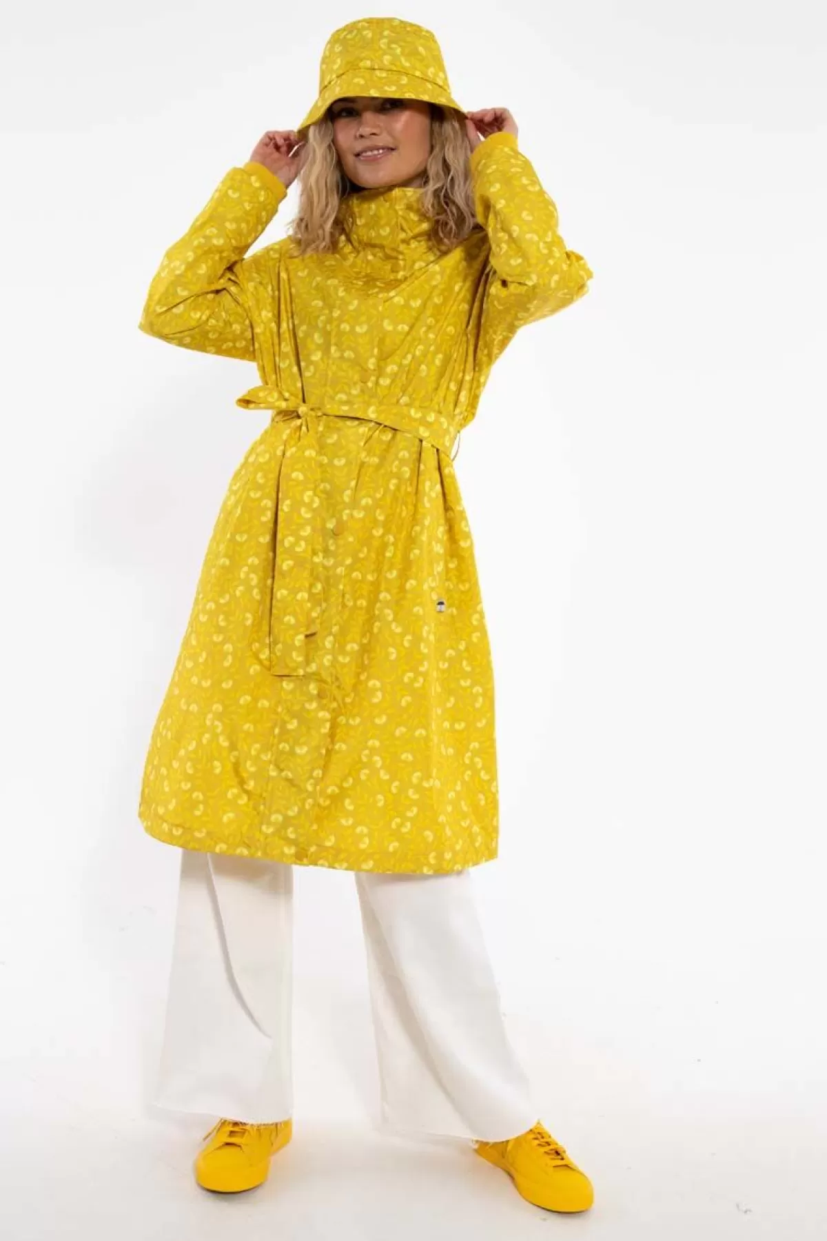 Danefæ Danelisabeth Raincoat Dark Yellow Fleurie Shop