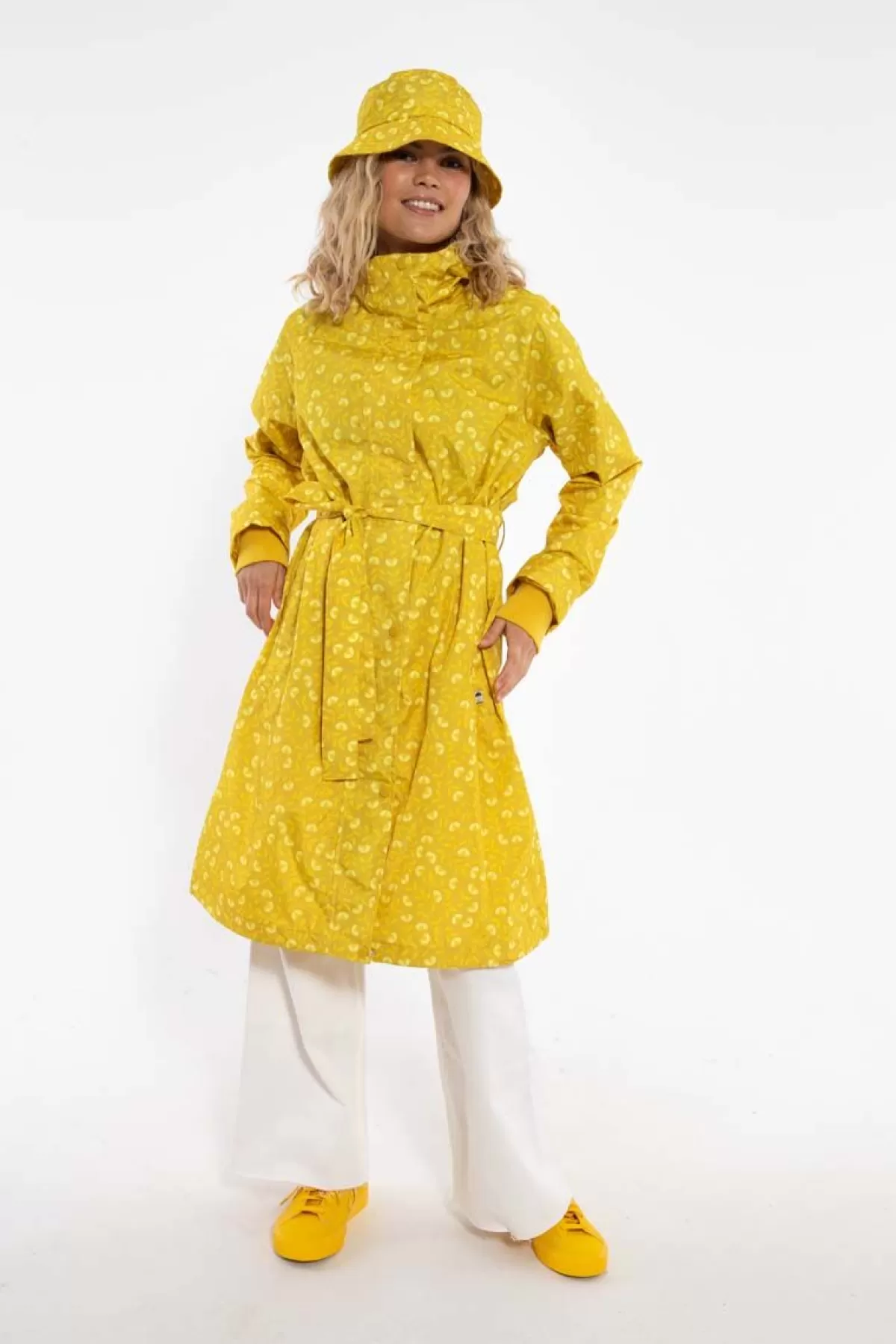 Danefæ Danelisabeth Raincoat Dark Yellow Fleurie Shop