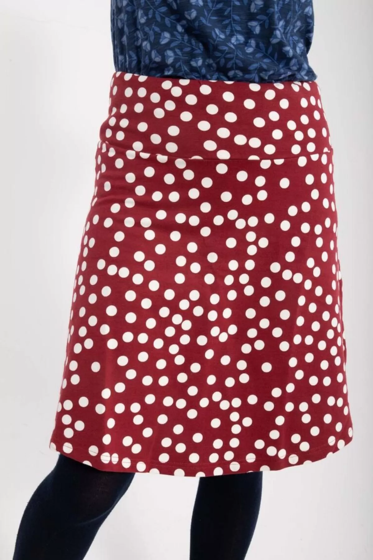 Danefæ Danelissen Skirt Red Wine/Chalk Fundots Cheap