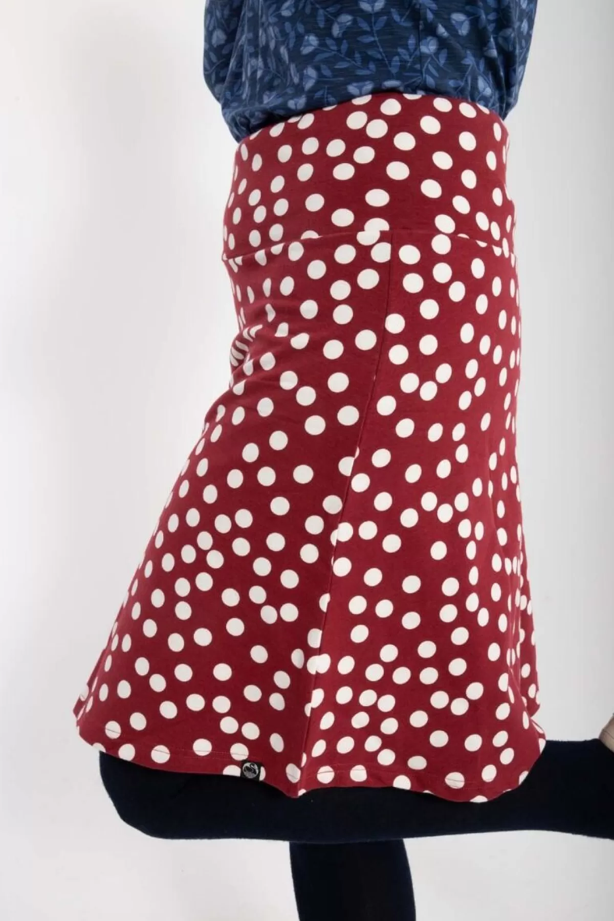 Danefæ Danelissen Skirt Red Wine/Chalk Fundots Cheap