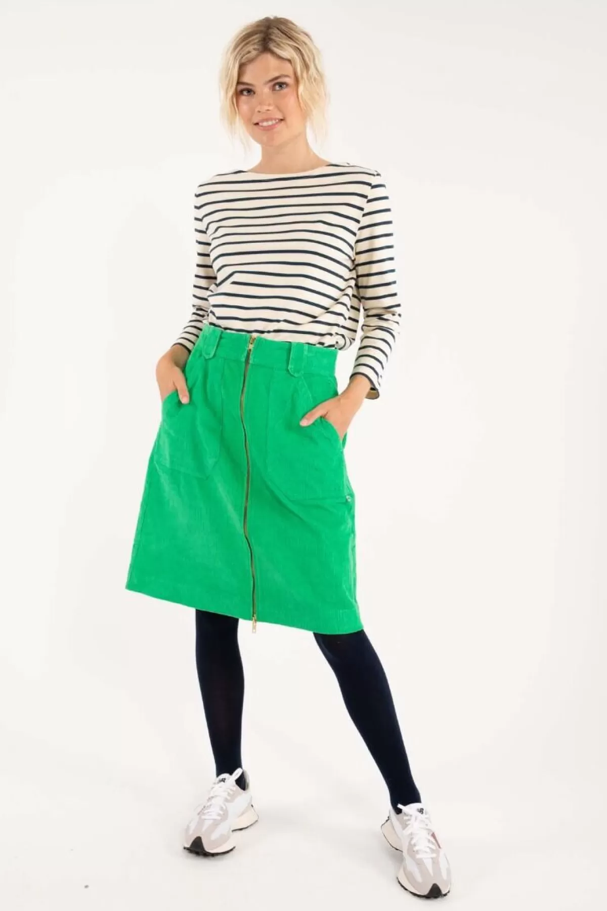 Danefæ Danemadelaine Cord Skirt Green Store