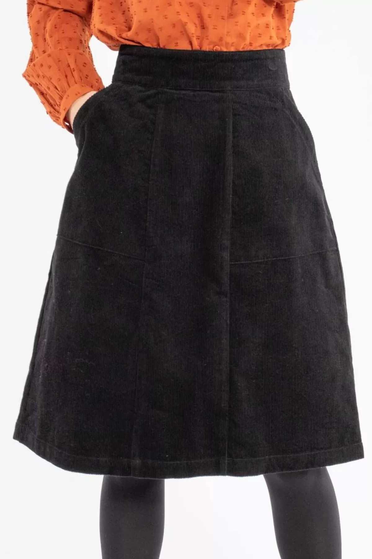 Danefæ Danemaren Cord Skirt Black Hot