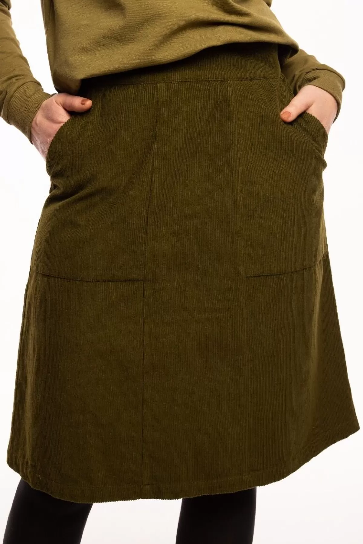 Danefæ Danemaren Cord Skirt Olive Shop