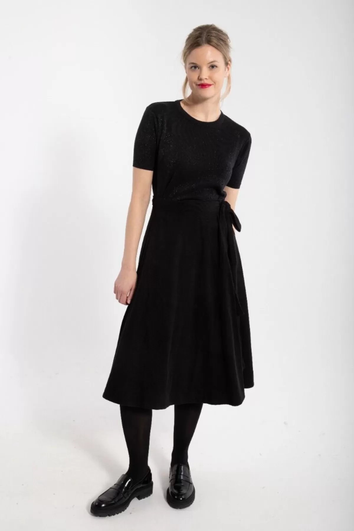 Danefæ Danemikkelsen Cord Skirt Black Fashion