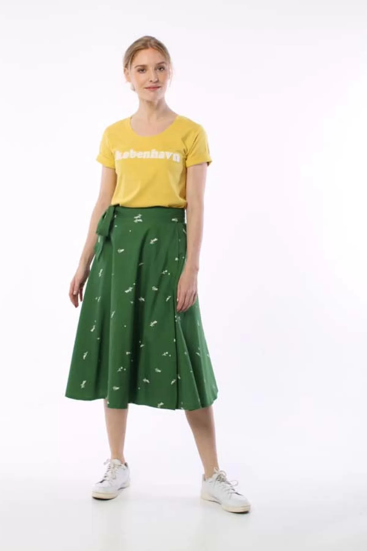 Danefæ Danemikkelsen Poplin Skirt Cactus Markblomst Sale