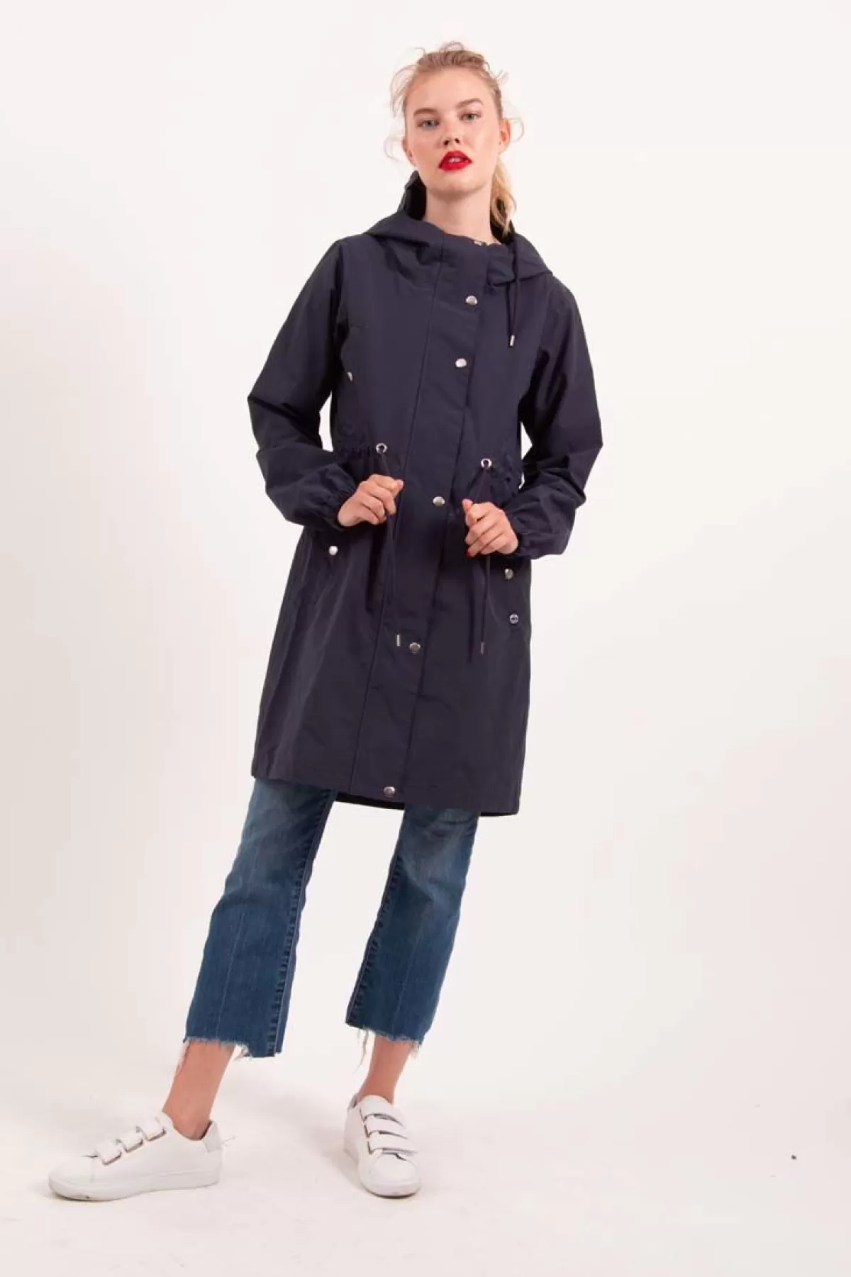 Danefæ Danenora Midseason Parka Navy Flash Sale