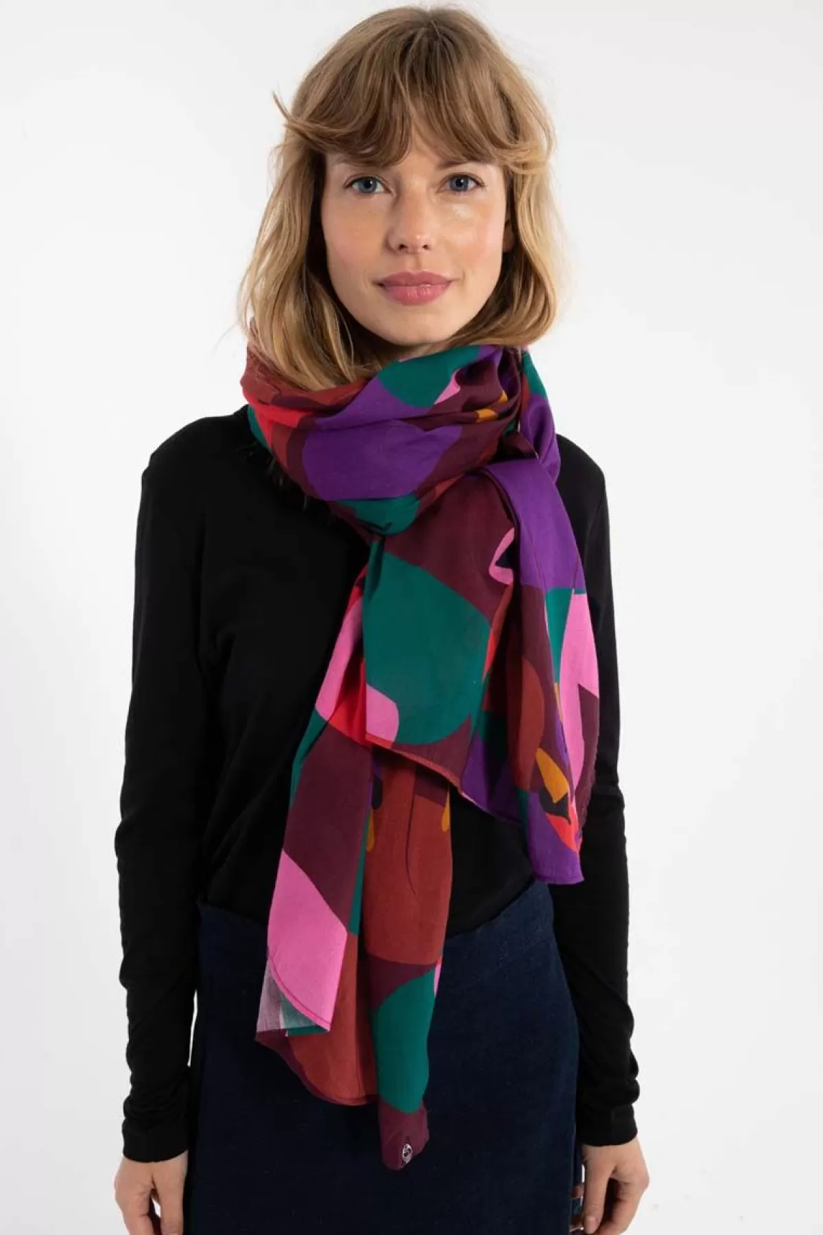 Danefæ Danenordby Scarf Dark Bordeaux Swanoscope Discount