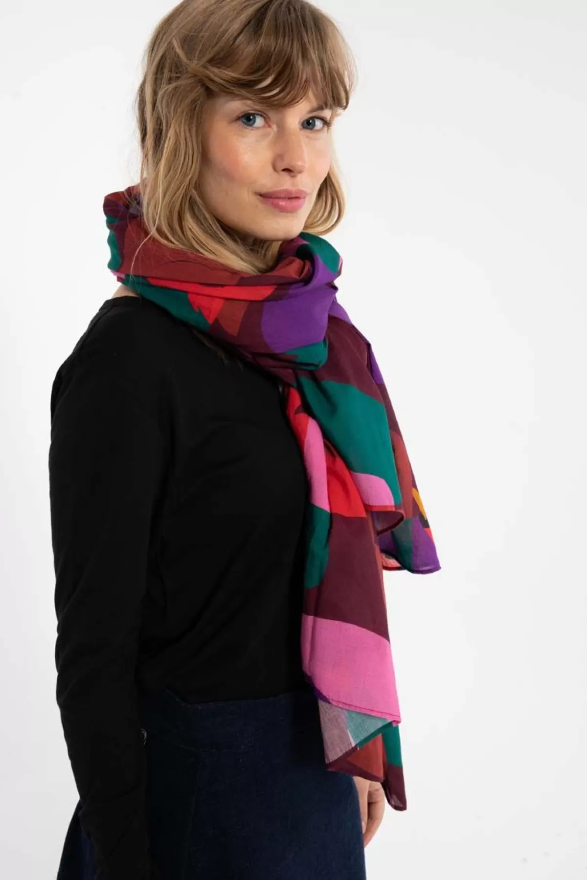 Danefæ Danenordby Scarf Dark Bordeaux Swanoscope Discount