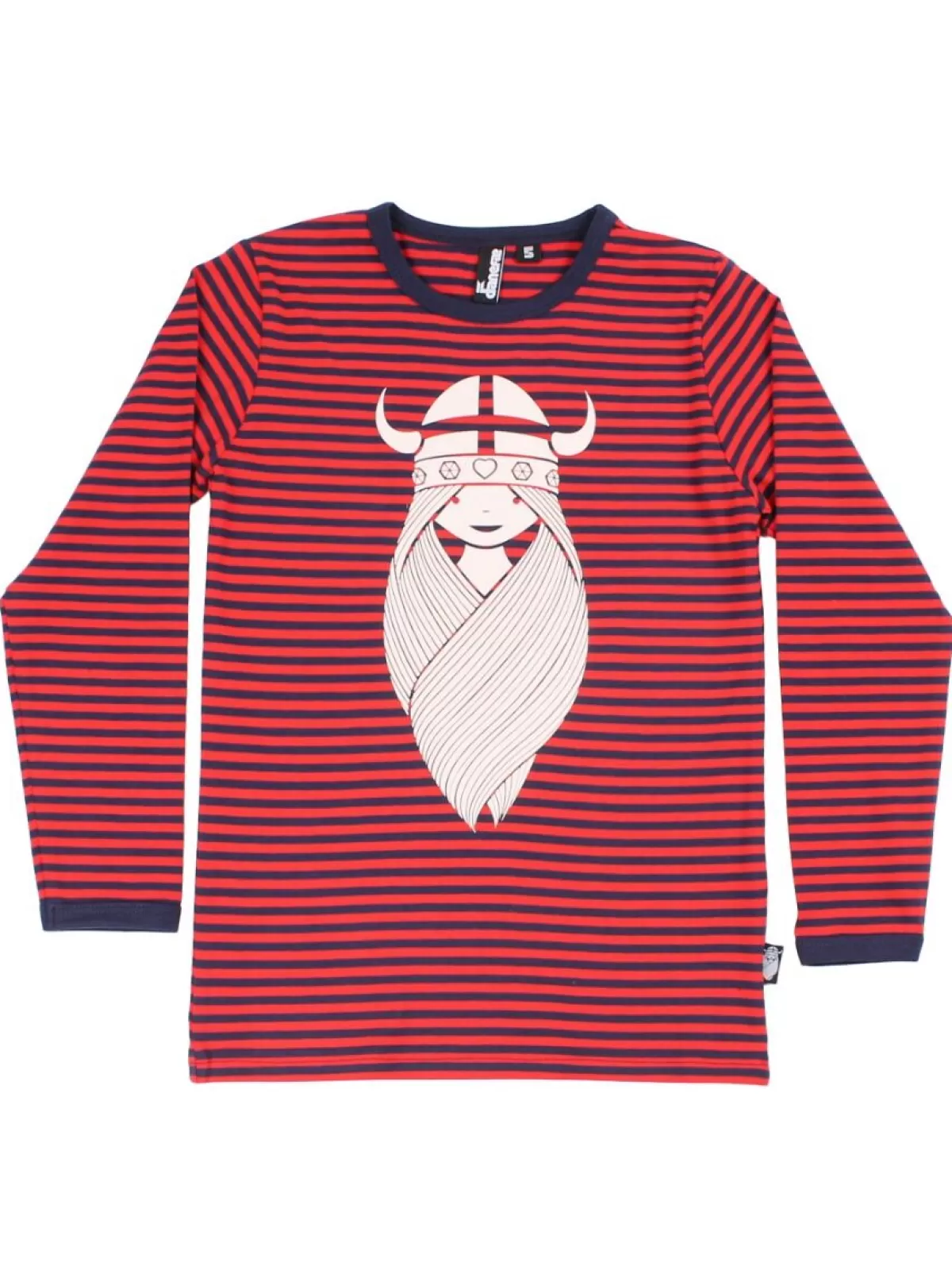 Danefæ Danenorthpole Tee Navy/Bright Red Freja Cheap