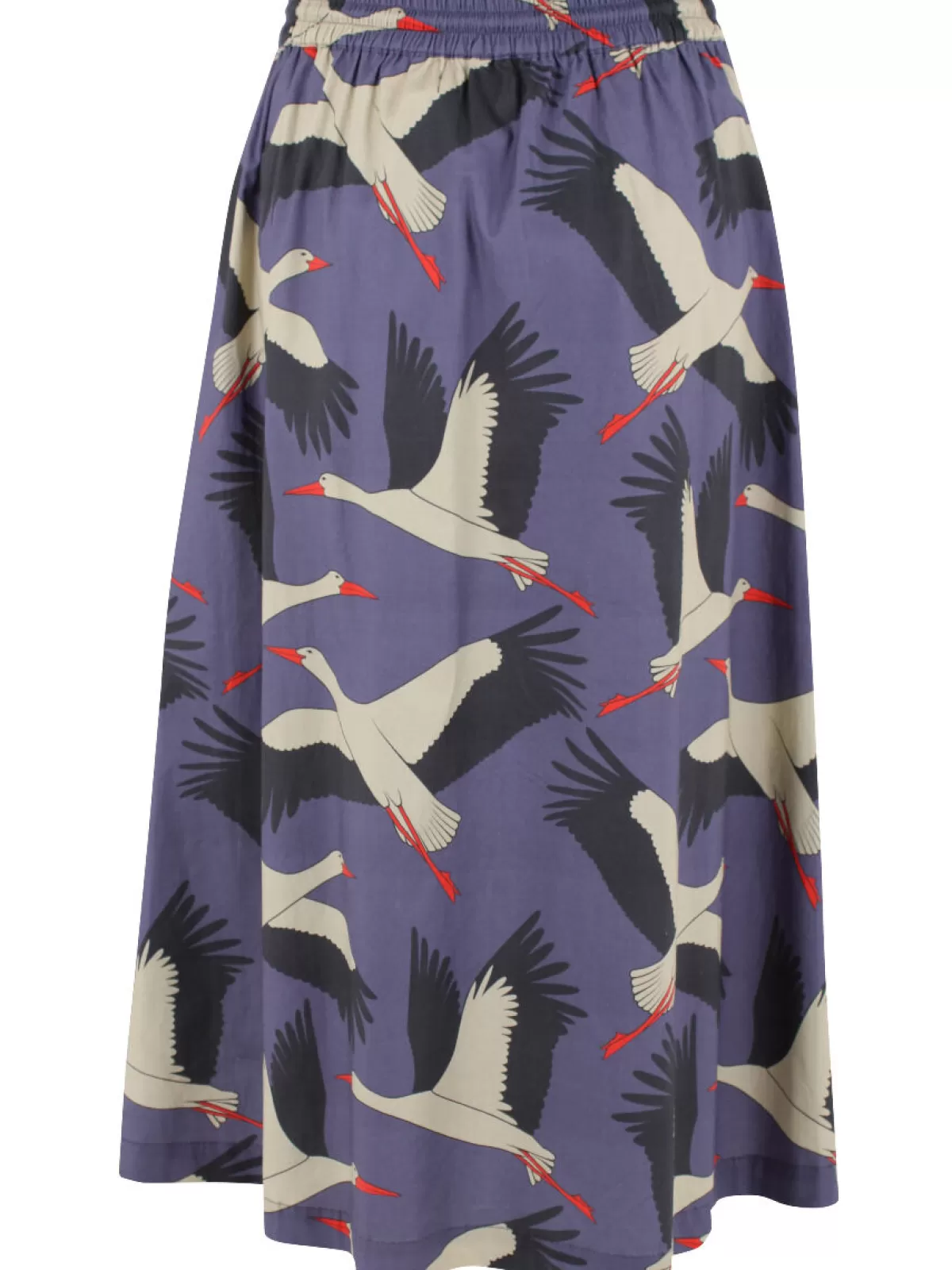 Danefæ Danespresso Poplin Skirt Blue Grey Stork Fashion