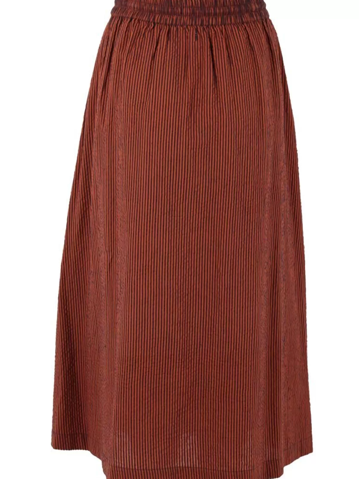 Danefæ Danespresso Searsucker Skirt Rust/Dark Navy Online