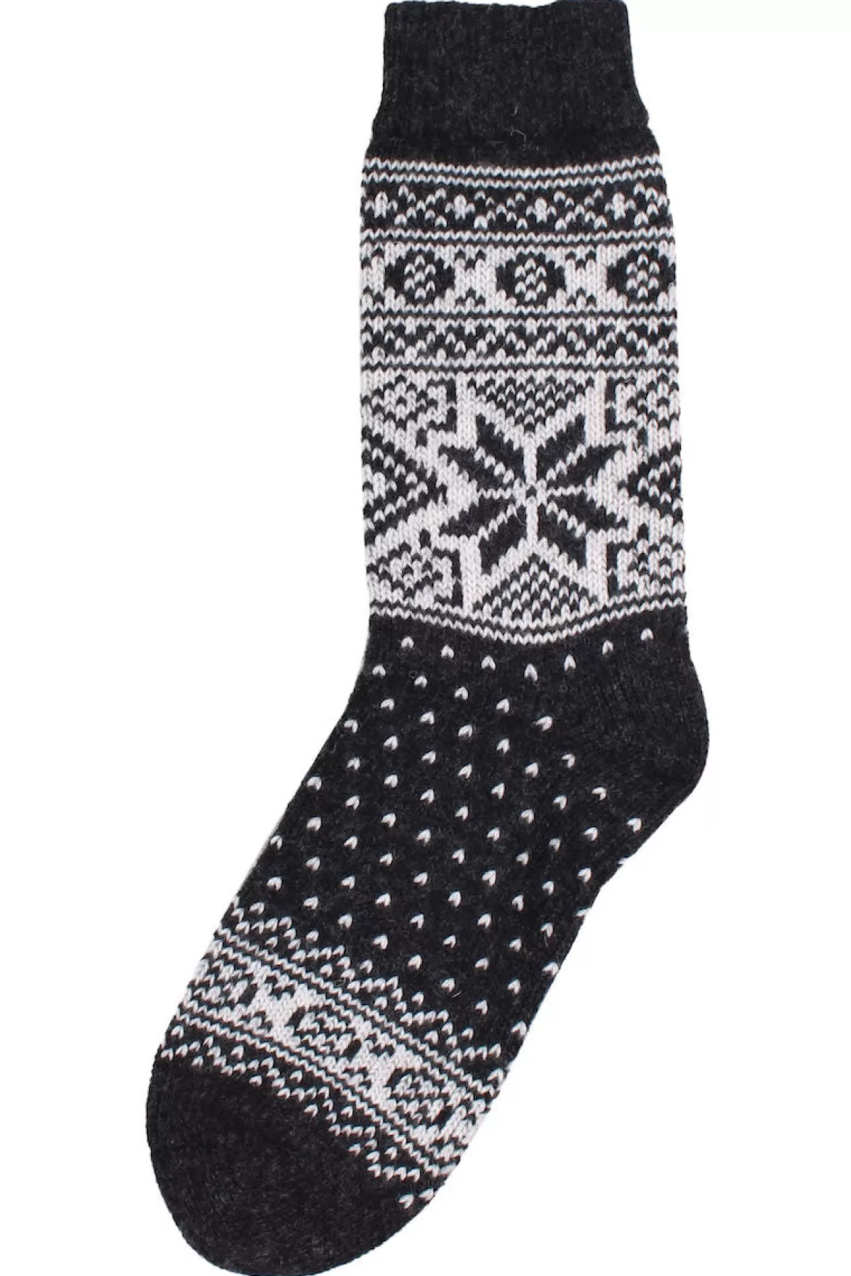 Danefæ Danestay Warm Wool Socks Anthracite/White Cheap