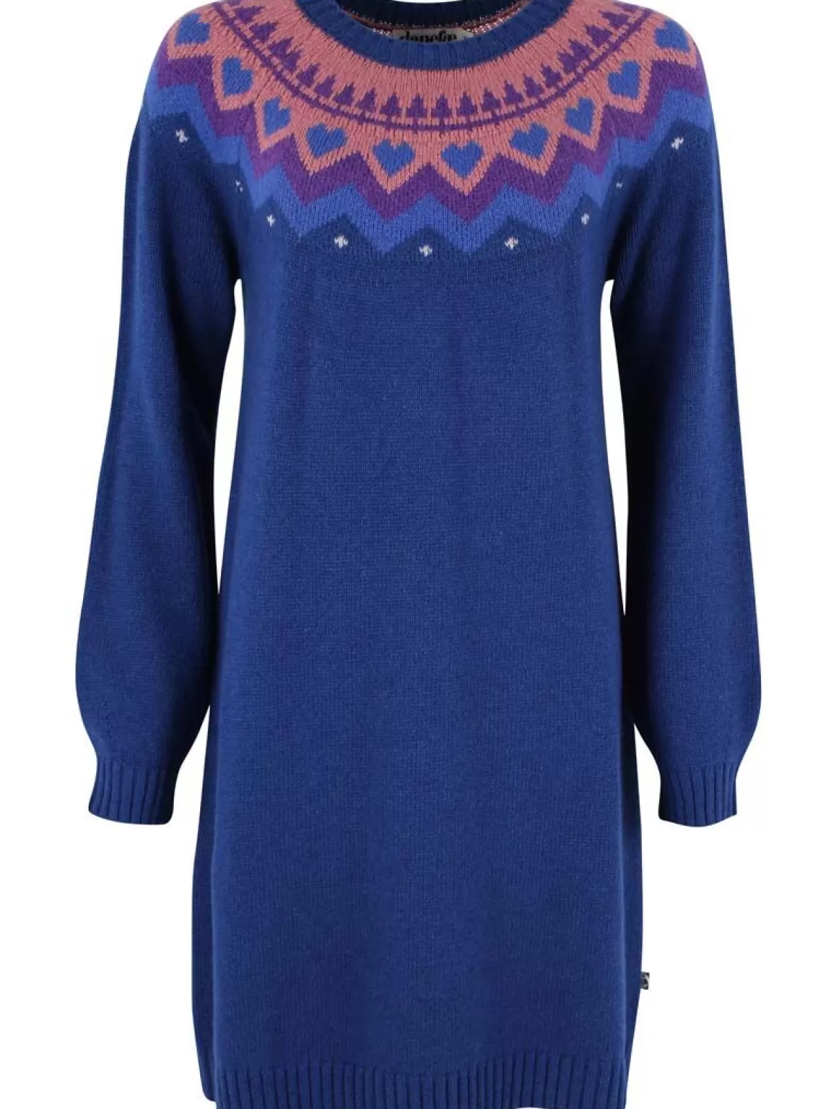 Danefæ Danesukkertop Wool Sweater Dress Deep Marine Best Sale