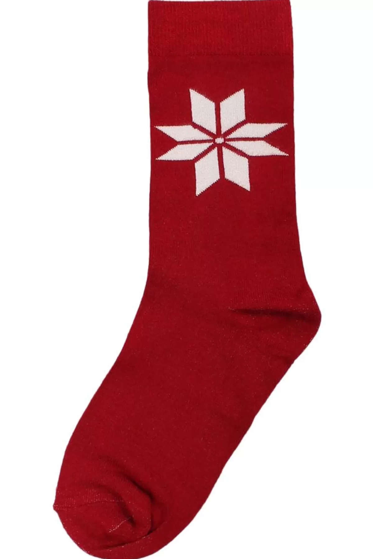 Danefæ Danewalk With Me Socks Dk Red Snowflakes Shop