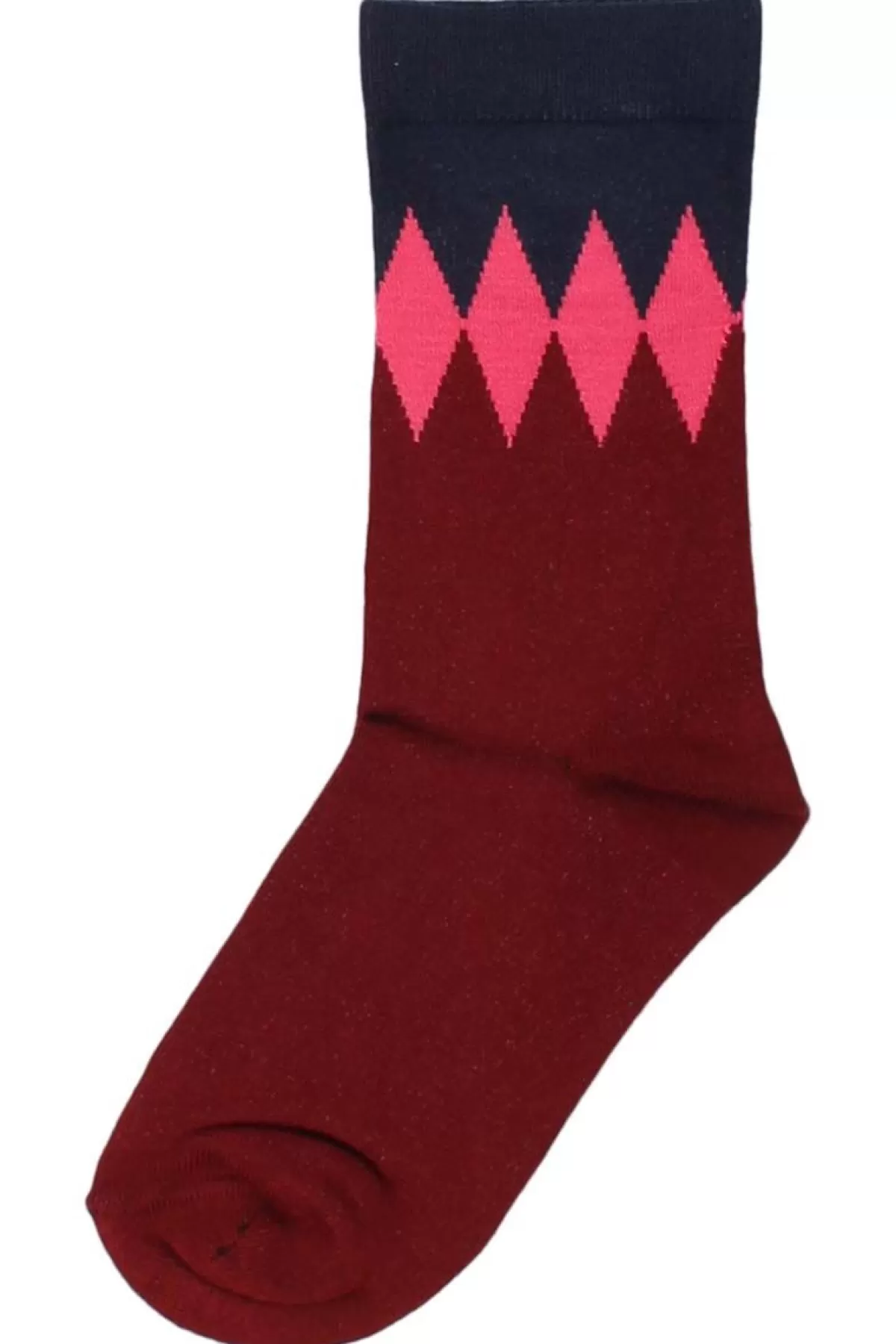 Danefæ Danewalk With Me Socks Redwine/Dk Navy Diamonds Cheap