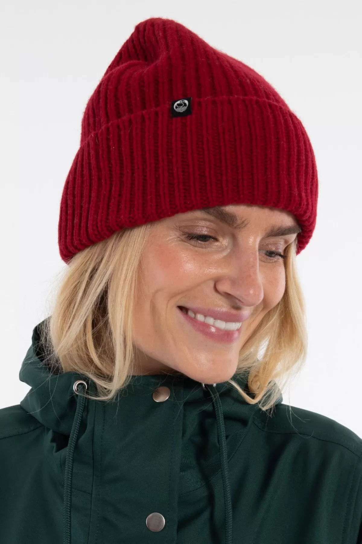 Danefæ Danewarm Thoughts Merino Beanie Dark Red Discount