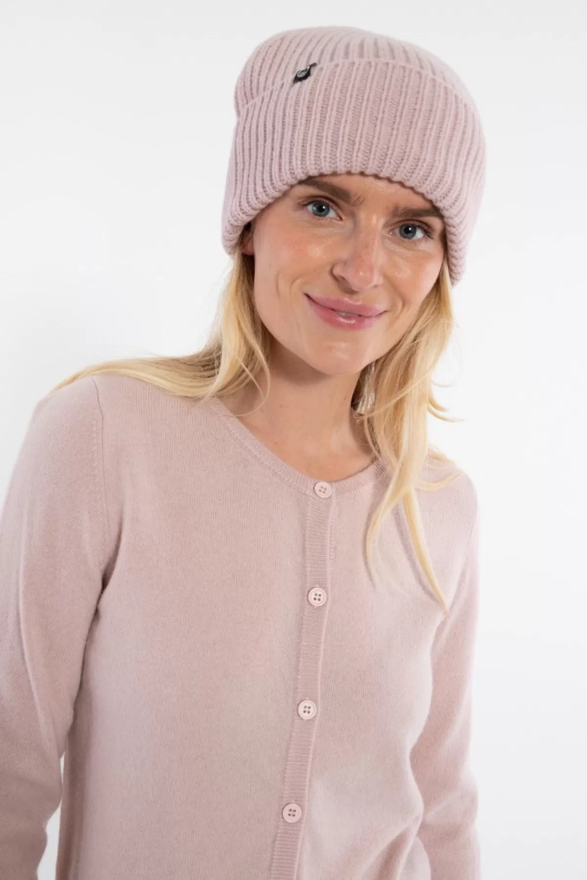 Danefæ Danewarm Thoughts Merino Beanie Powder Pink Shop