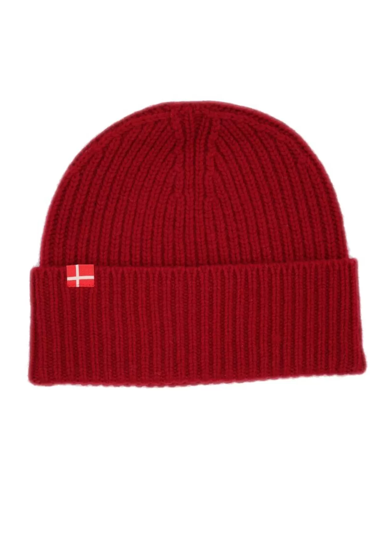 Danefæ Danmark Merino Beanie Dark Red Discount