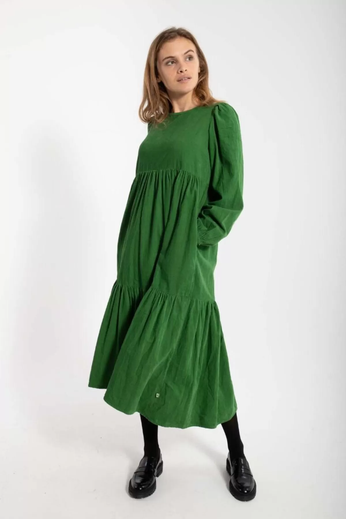 Danefæ Danoktober Cord Dress Fall Jungle Cheap