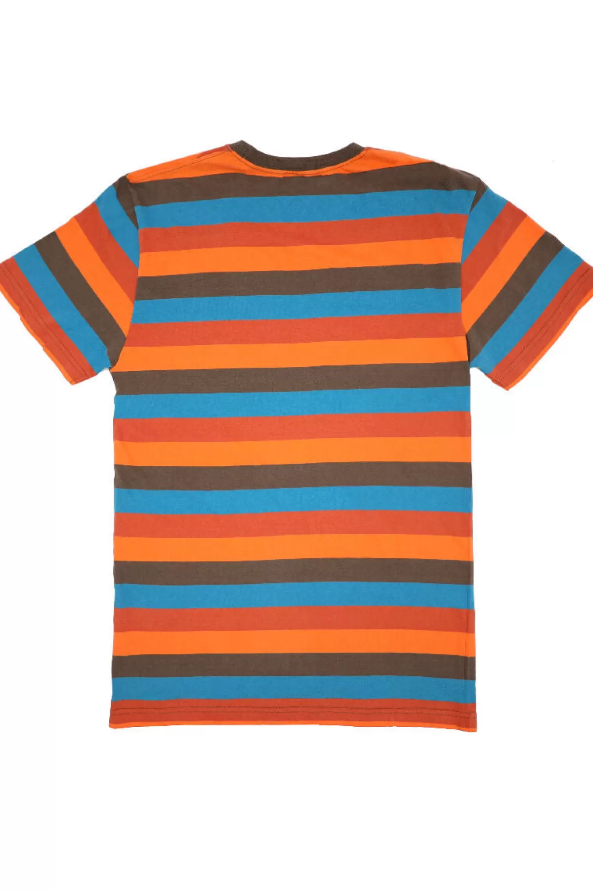 Danefæ Drenge Tee Brown/Orange/Turkis/Rust New