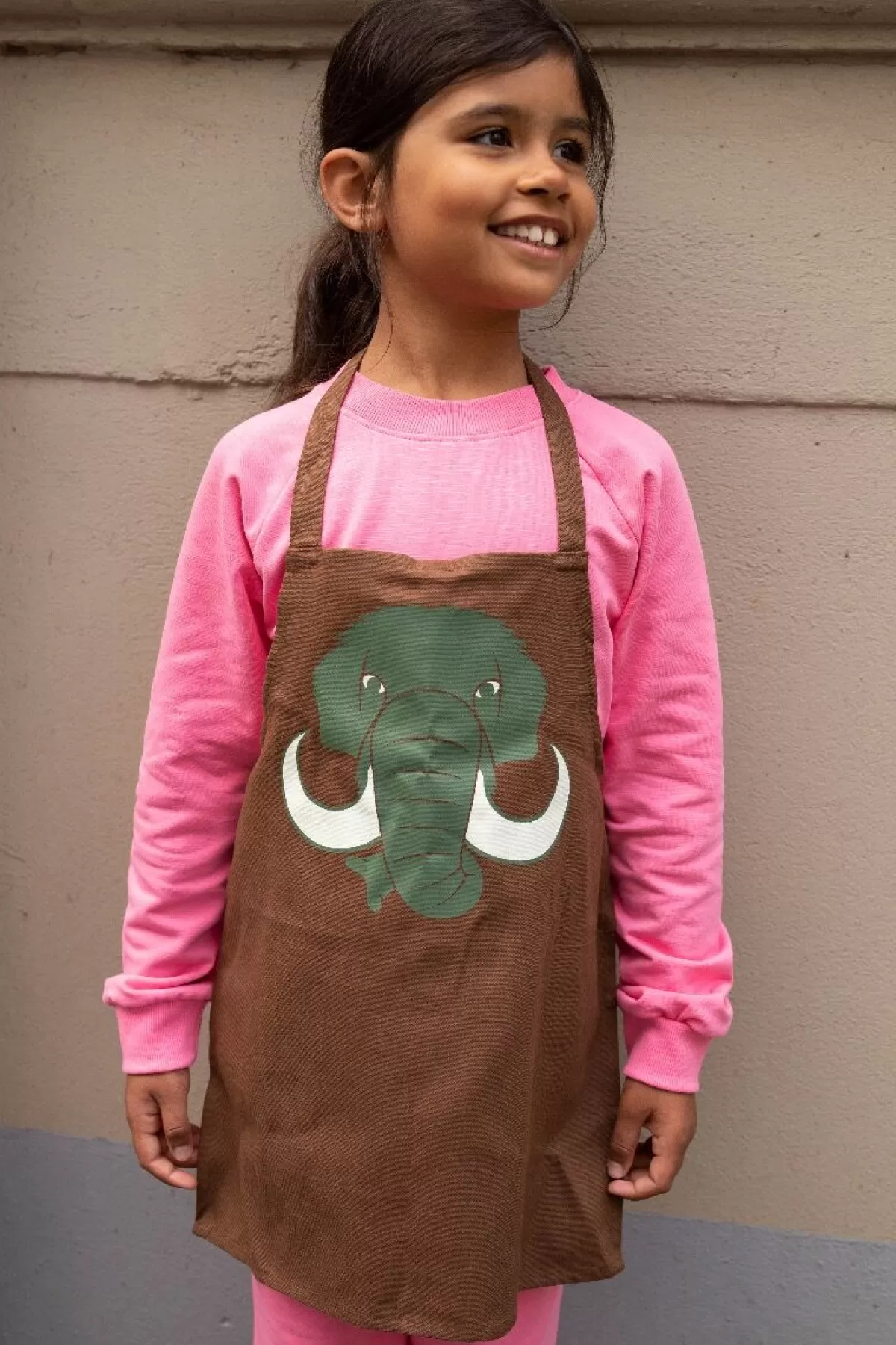 Danefæ Dyr Apron - Kids Brown Mammut Discount