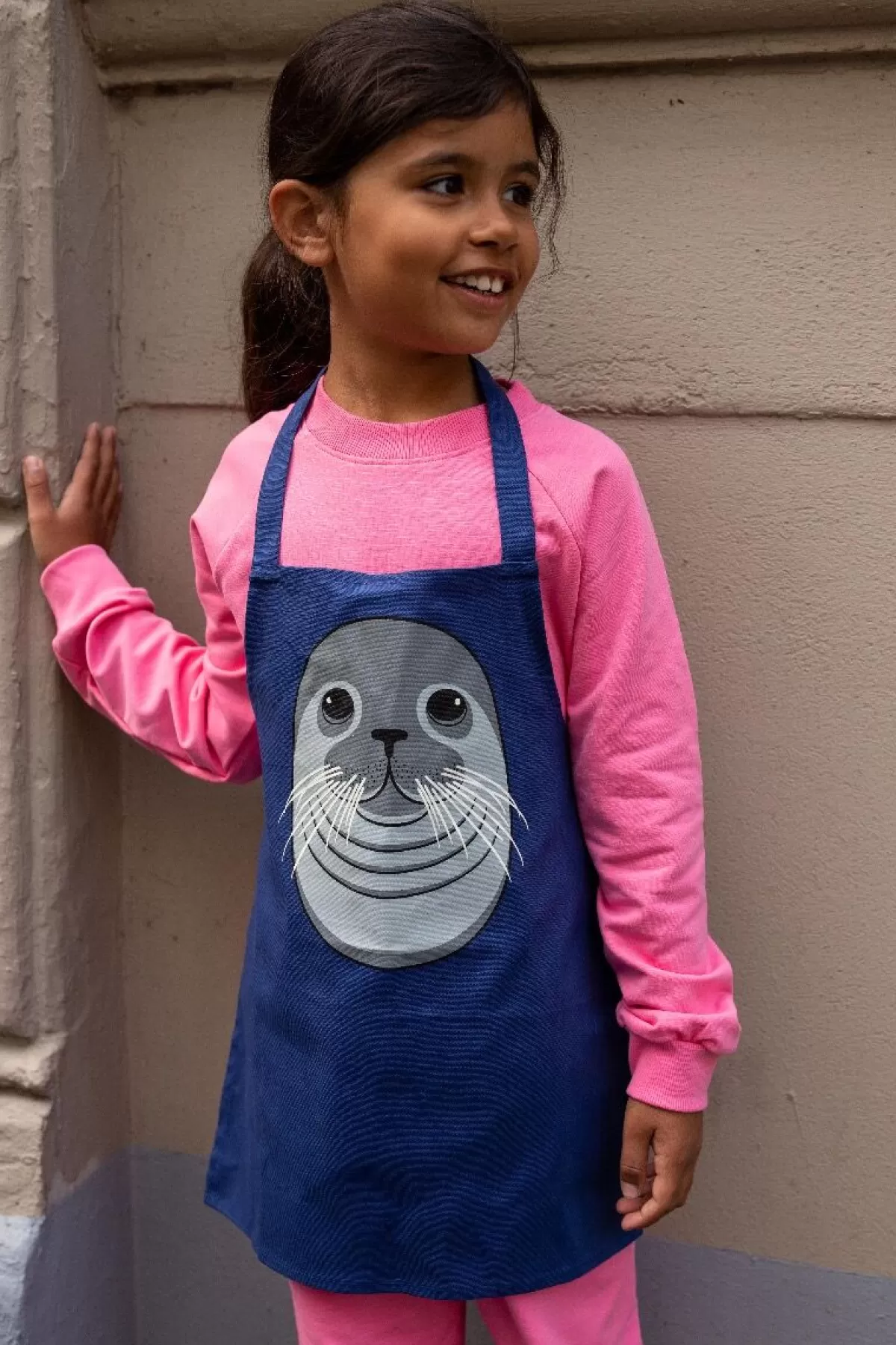 Danefæ Dyr Apron - Kids Navy Sael Flash Sale