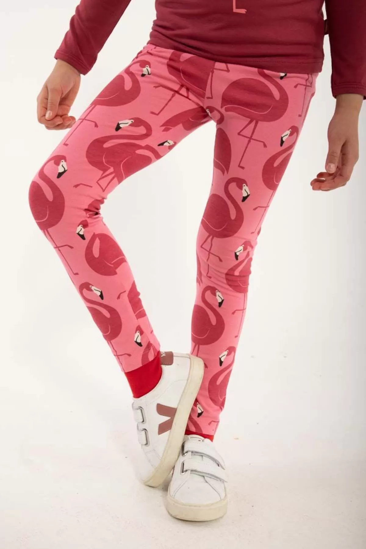 Danefæ Dyrcheetah Leggings Pink Flamingo Aop Fashion