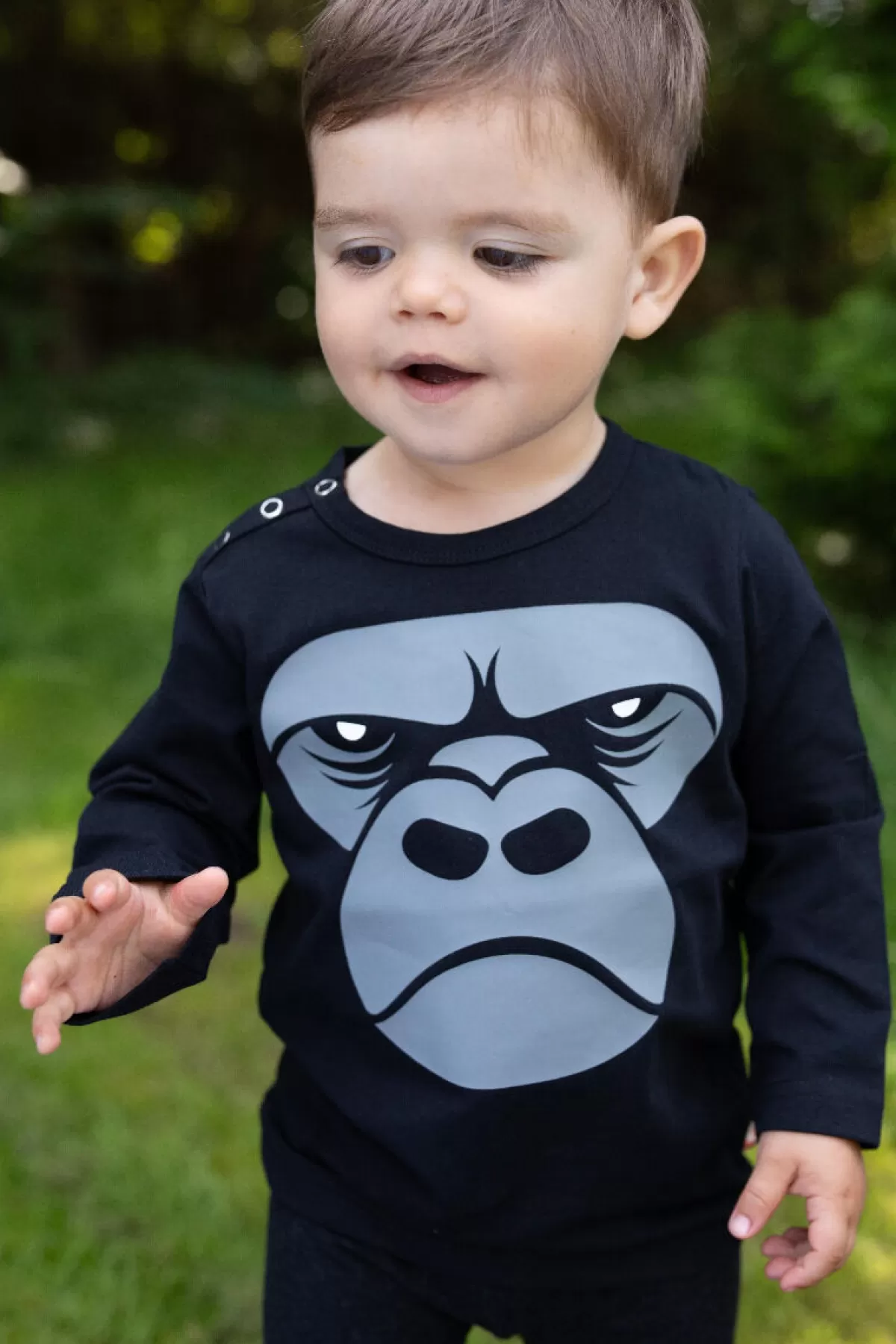 Danefæ Dyrcritter Baby T Black Gorilla Hot