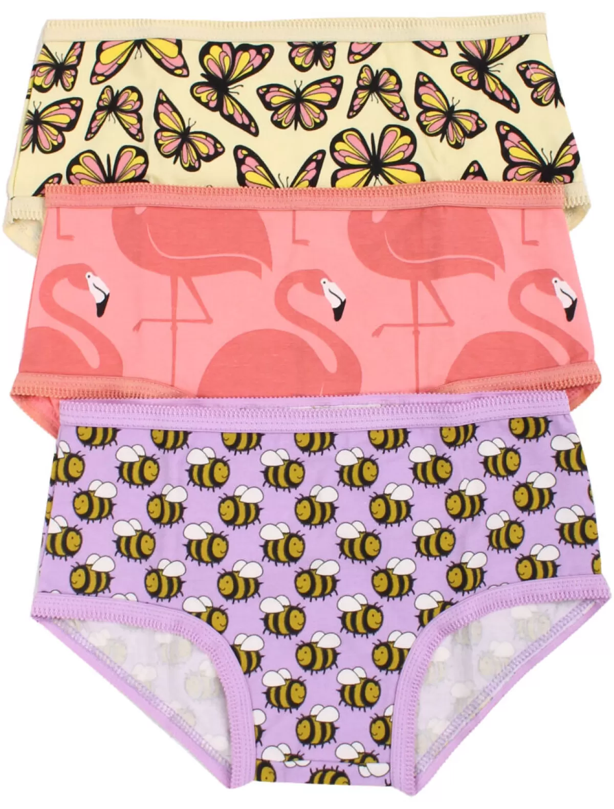 Danefæ Dyrunderpants 3-Pack Flutter/Bi/Flamingo Clearance