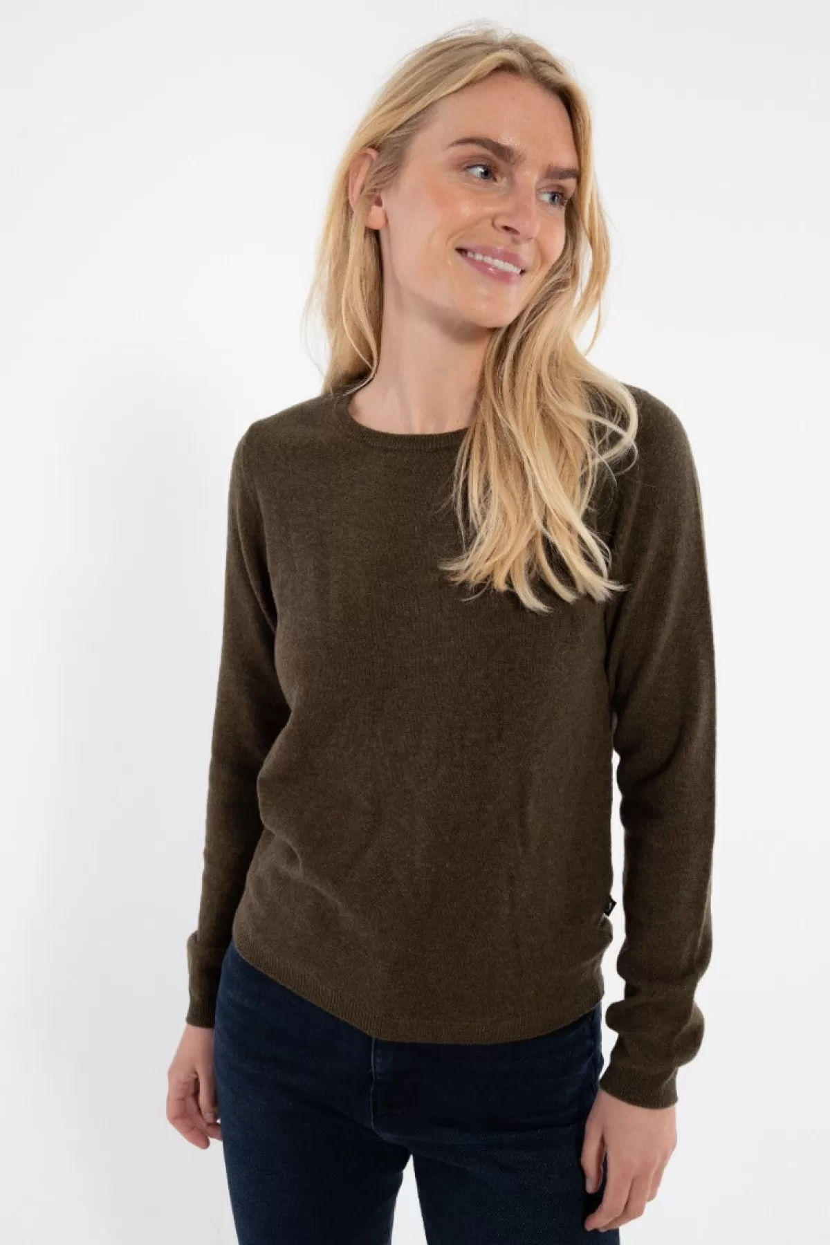 Danefæ Ess - Bliss Merino Sweater Marsh Khaki Cheap