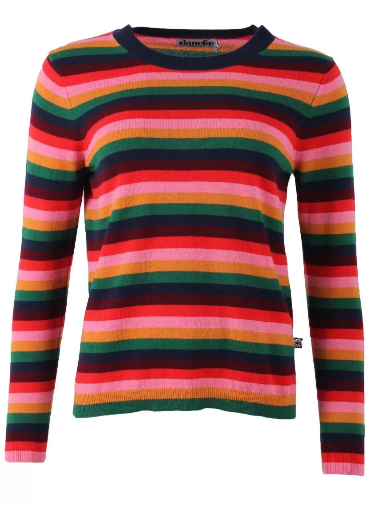 Danefæ Ess - Cashmere Kiss Sweater Fuzzy Rainbow Cheap