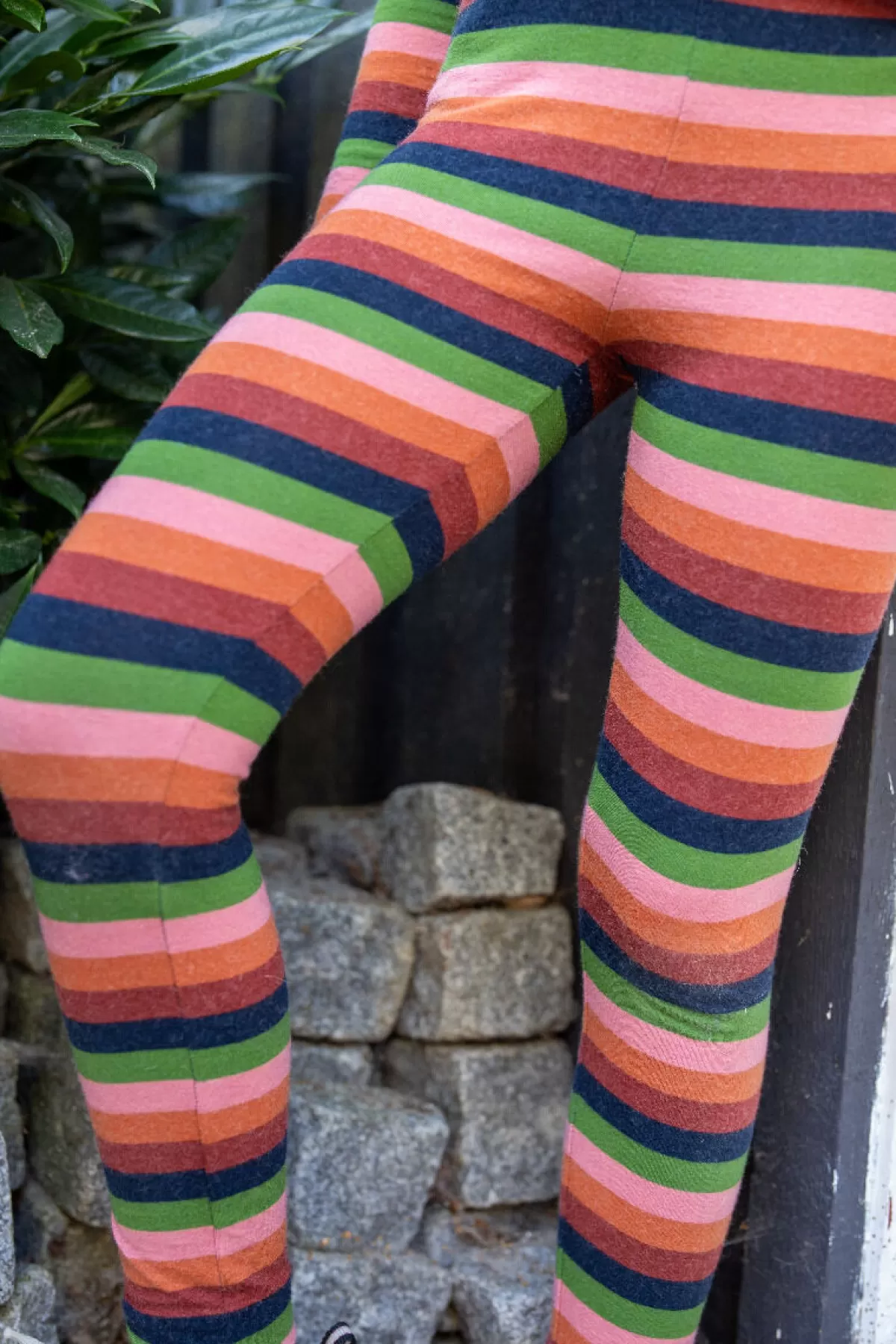 Danefæ Ess - Danehimalaya Wool Leggings Comfort Stripe Flash Sale