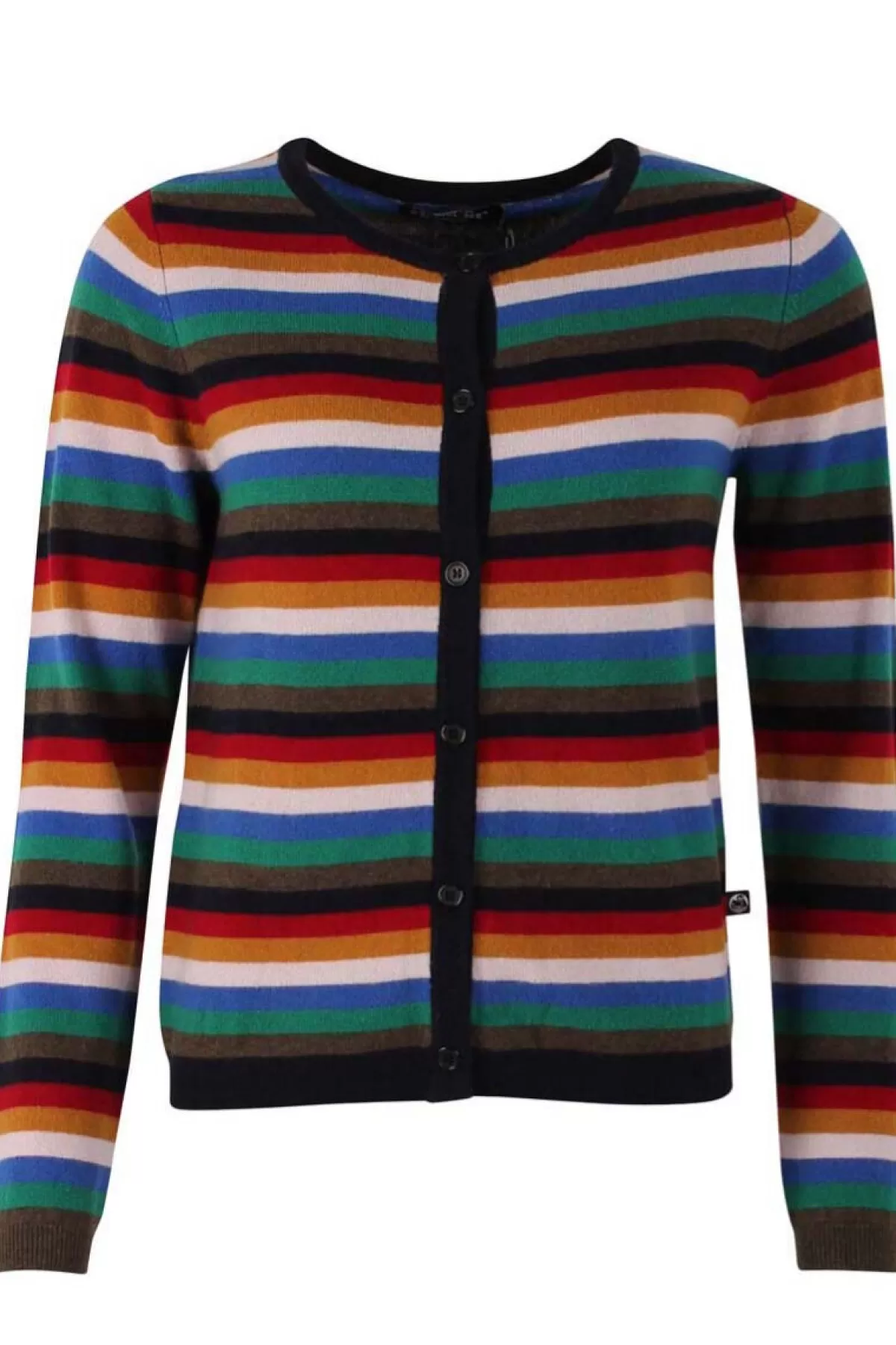 Danefæ Ess - Forget Me Not Merino Cardigan Royal Stripe Clearance