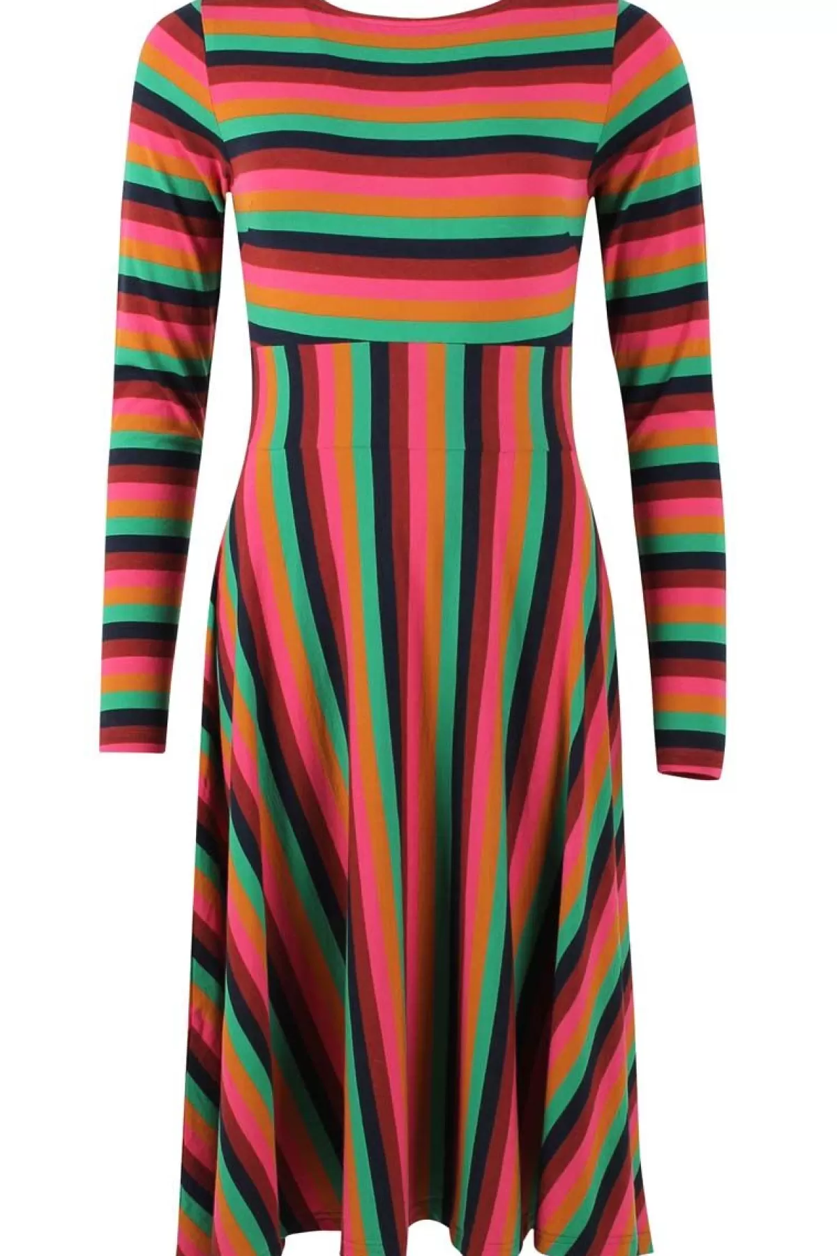 Danefæ Ess - Sisse Wool Dress Tonic Stripe Outlet