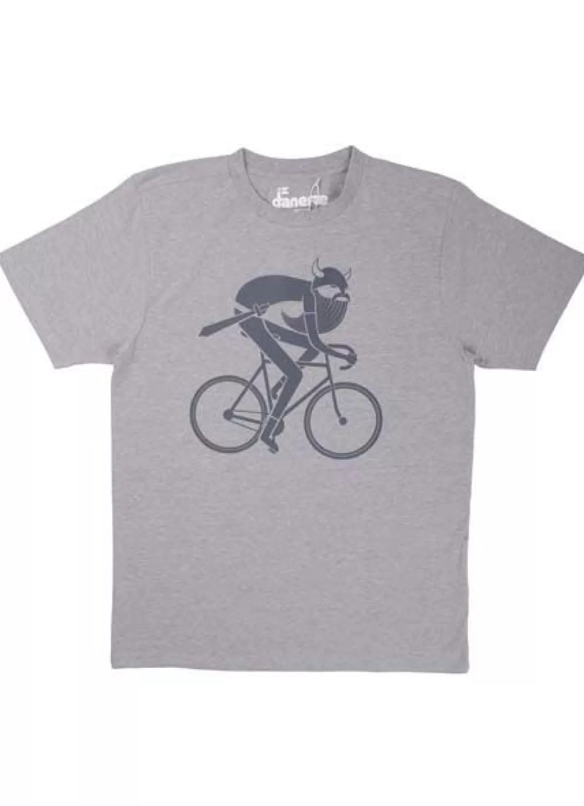 Danefæ Mande Tee Heather Grey Bikingviking Best