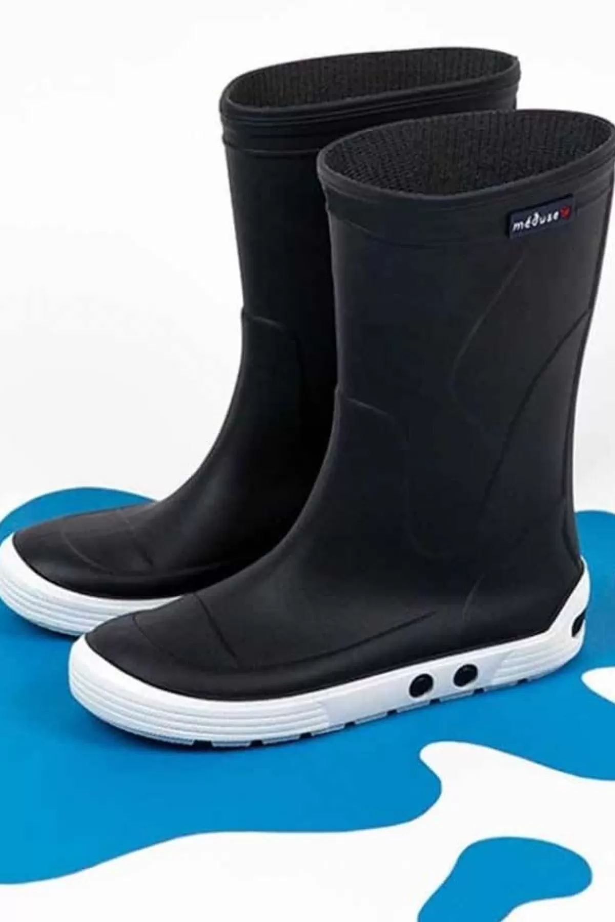 Danefæ Meduse Rubber Boots Airport Marine/Blanc Hot