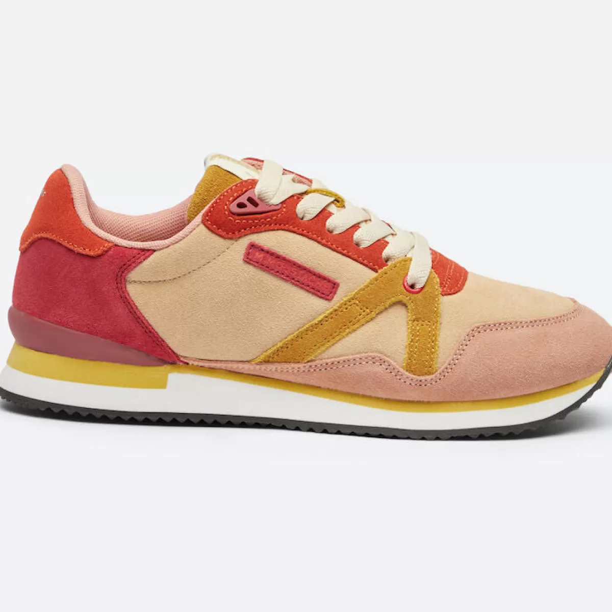 Danefæ M.Moustache Andre Running Sneakers Suede Rose Nude Jaune Clearance