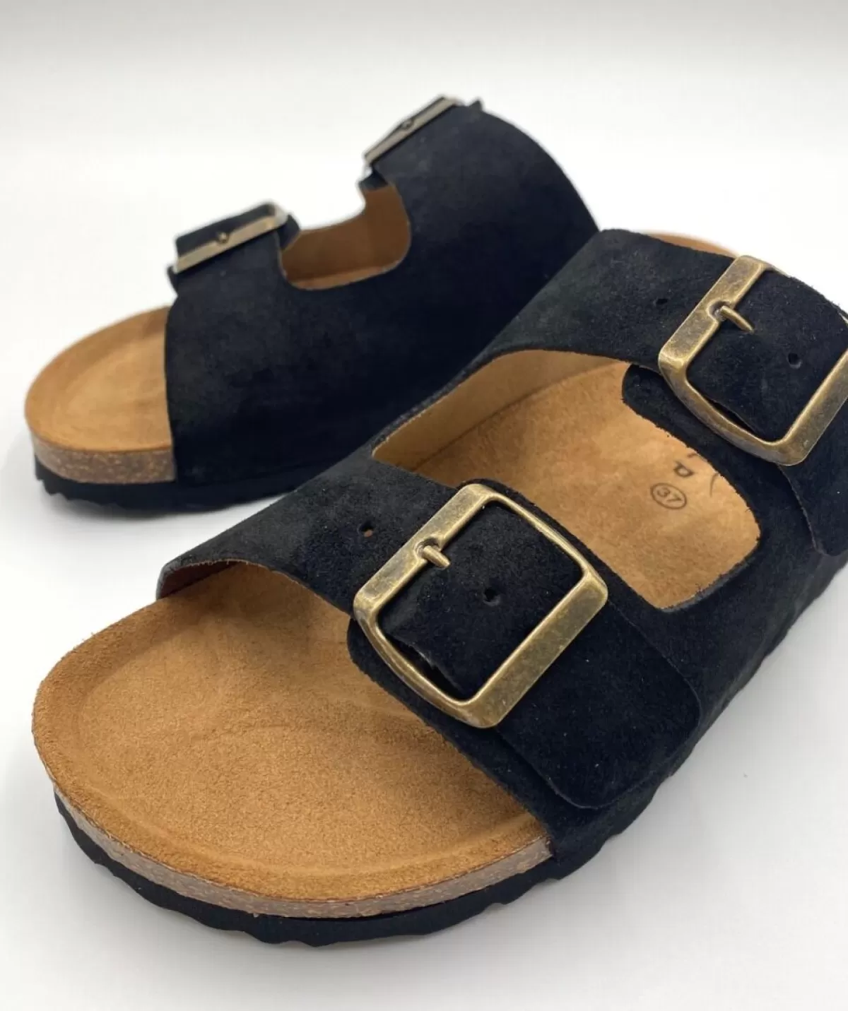 Danefæ Morso Skvulp Biosandal - Suede Black Hot