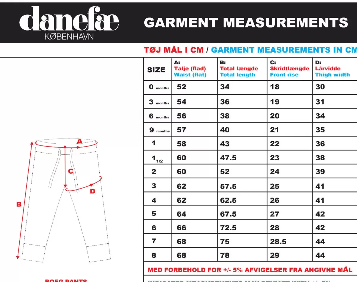 Danefæ Organic - Daneboeg Pants Jr Dk Navy Best Sale