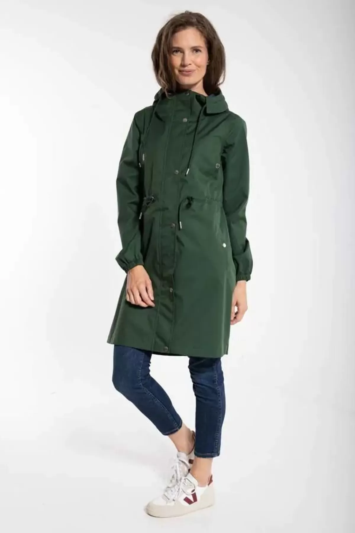 Dame Danefæ Danaalborg Raincoat Dark Khaki