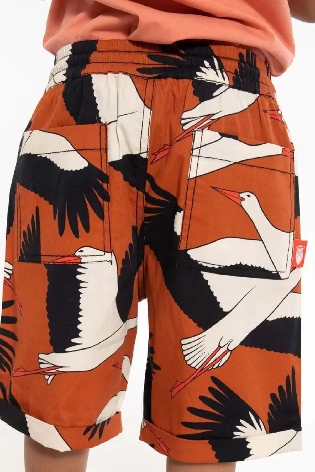 Børn Danefæ Danalfred Poplin Shorts Rust Big Stork