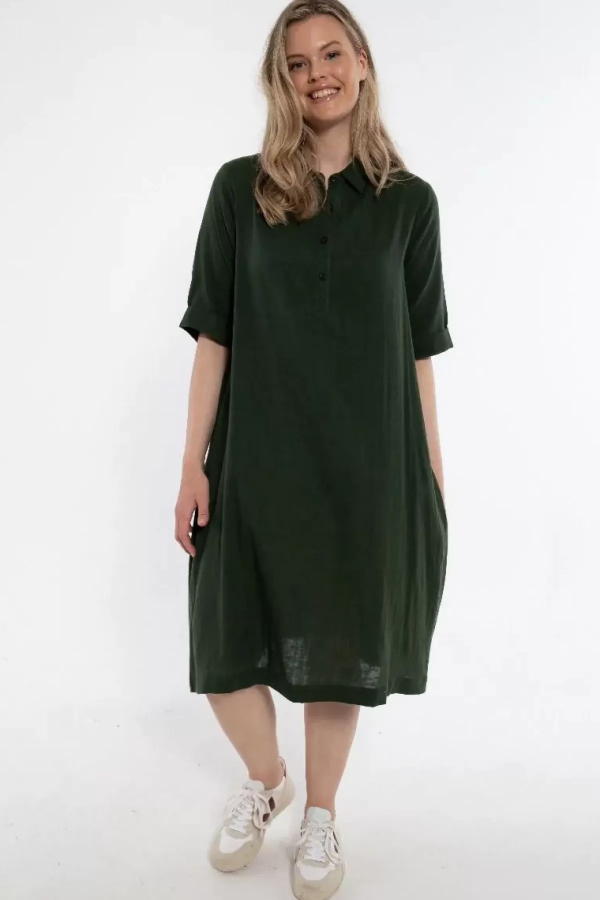 Dame Danefæ Danane Cloth Dress Dk Army